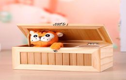 New Electronic Useless Box with Sound Cute Tiger Toy Gift StressReduction Desk Z01235161432