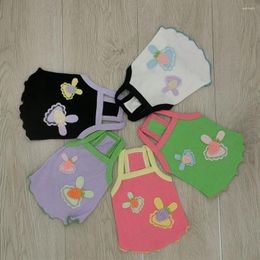 Dog Apparel Pet Strap Vest Cat And Clothing Radish Refreshing Ice Cream Color Teddy Sun Protection