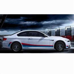 2PCS Set Car 3Color Body Sticker BK Waterproof For BMW Pull Decal Sticker240x3338539