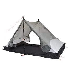 T inner Version 3F UL Gear 2 Persons 3 Seasons/ 4 Seasons 220*113*125CM Inner Of LANSHAN 2 Outdoor Camping Tent 240329