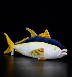 40CM Real Life Tuna Stuffed Toys Lifelike Sea Animals Fish Plush Toy Soft Toys for Children Girls Boys Toys Hobbies 201214249I4816890