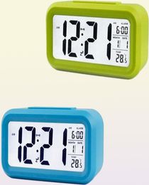 Desk Table Clocks Alarm Clock Large Display With Calendar For Home Office Snooze Electronic Kids LED Desktop Digital ClocksDesk 5843539