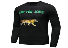 New 2019 Man Luxury Winter Blind For Love embroidered Tiger Casual Sweaters pullover Asian Plug Size High quality E2171715326