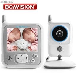 Baby Monitors VB607 Video Baby Monitor 2.4G Wireless 3.2-inch LCD Bidirectional Audio Call Night Vision Monitoring Security Camera NannyC240412