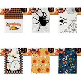 Halloween Horror Night Table Runner 13 X 72 Inch Rectangle Tabletop for Halloween Decorations Dinner Parties Scary Movie Nights