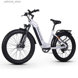Bikes Ride-Ons Shengmilo MX06 Adult 1000W Electric Bicycle with BAFANG Motor840WH Battery26 Inch Wide Tyre Mens women Mountain city e bike L47