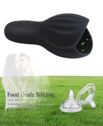 Male Masturbator 10 Speed Vibration Aircraft Cup Glans Stimulator Massager Silicone Penis Vibrator Erotic Sex Toys For Men Adult Y5950574