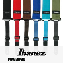 Hanger Ibanez GSF50 POWERPAD Guitar Strap for Guitar or Bass Adjustable Strap with Neoprene Pad