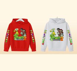 2022 Autumn Winter Plant Vs Zombies Print Hoodies Cartoon Game Boys Clothes Kids Streetwear Clothes For Teen Size 414 T9682291