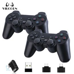 Gamepads Vilcorn 2.4Ghz Wireless Gamepad For PC/TV USB Game Controller Joystick For Super Console X Pro/ PK05/ PK08/ Y3/ M8/ U9/G5/G7/B01