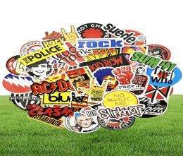 52PCS Rock and Roll Music Band Assorted Sticker Waterproof Decal For Skateboard Guitar Laptop Motorcycle Car DIY7948446