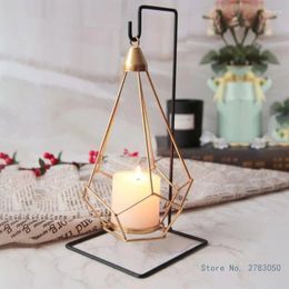 Candle Holders Gothic Geometric Holder Centerpieces Table Decoration Bar Wedding Birthday Party Ornament Candlestick