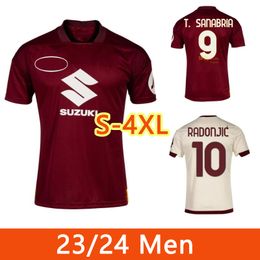 Torino F.C. Soccer Jerseys 2023/2024 Home Jersey Buongiorno Schuurs Ricci Ilic Vlasic Bellanova Player Version