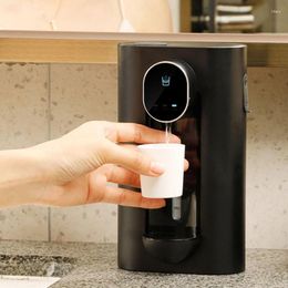 Liquid Soap Dispenser Automatic Mouthwash With LED Display Wall Mounted Bottle And Magnetic Cups Convenient Hygienic Care