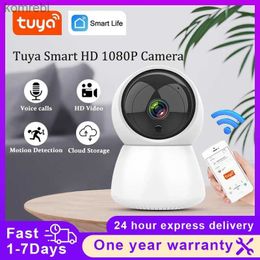 PTZ Cameras Tuya Smart HD 1080P WIFI IP Camera Monitoring Camera Automatic Tracking Smart Home Security Indoor WiFi Wireless Home Monitor C240412