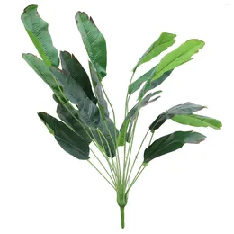 Decorative Flowers Artificial Leaf Fake Faux Ornament For Office Home