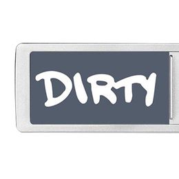 Clean Dirty Dishwasher Magnet Indicator Sign Easy To Read Slide Super Strong Magnet Sign Non-Scratch Large Text Kitchen Supplies