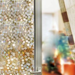 Window Stickers 3D Dots Film Home Office Bathroom Living Room Frosted Decorative Glass PVC Sticker