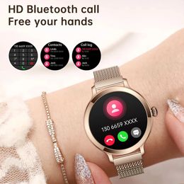 NX7 Ladies Smart Watch for Women Smartwatches 1.1" AMOLED Screen Digital Wristwatch Waterproof Wrist Watches Bracelet Smartband