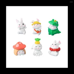 Decorative Figurines Miniature Cartoon Mini Landscape Ornaments For Home Decoration Kawaii Animal Room Decor Desk