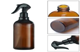 New Arrival 500ML Brown Black Plastic Spray Bottle Trigger Sprayer Essential Oil Perfume Container Refillable Bottles Set3805808