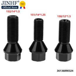 1Pc Car Wheel Lugs Bolts 36136890324 For F25 X3 E70 X5 F20 M14x1.25/M14x1.5/M12x1.5 Universal Wheel Nuts Screws