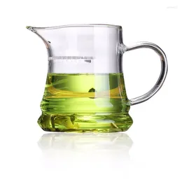 Wine Glasses 300ML Glass Tea Cup Heat Resistant Teapot With Infuser Milk Tip Mouth Philtre Separator