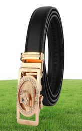 New Genuine Leather Belts For Men mens belts luxury designer belt men high quality Business Jeans pants Leopard Automatic buckle4425681