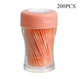 200pcs Double-head Dental Floss Soft Plastic Oral Care Oral Hygiene Tool Interdental Brush Flossing Head Clean The Mouth