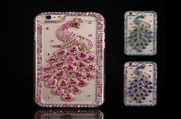 Peacock Rhinestone Case for iPhone 11 Pro Max Bling Diamond Phone Cover coque for iPhone Xs Max XR X 87 6s6 Plus 5s4366471