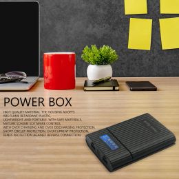 DIY 18650 Charger Power Box LCD Digital Display Portable Fast Charging Power Bank Cases Dual USB Output for Rechargeable Battery