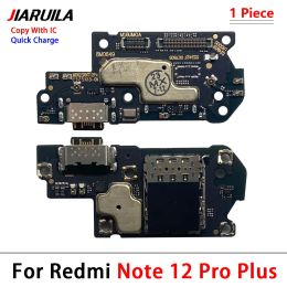 New USB Charging Board Port Dock Charger Plug Connector Flex Cable For Xiaomi Redmi Note 11 11E 12 Pro Plus 4G 5G With Micro