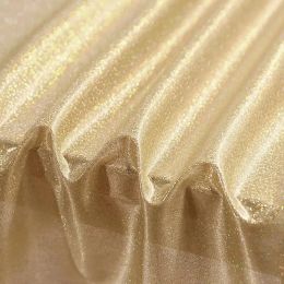 Party Light Gold Sequin Table Skirt Tablecloth Glitter Sparkly Shimmer Table Covers Christmas Birthday Event Wedding Decor