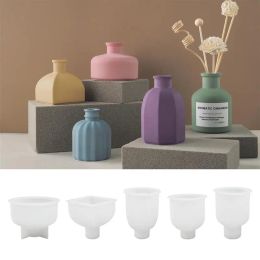 Storage Boxes Silicone Moulds Jars Bottles Succulent Flower Pot Gypsum Concrete Mould DIY Candle Pottery Cup Mould Ceramic Mould