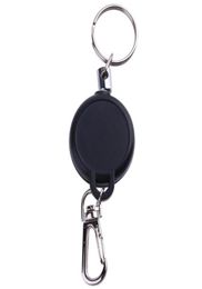 Multifunctional Retractable Keychain Zinc Alloy ABS Name Tag Card Holder Key Ring Chain Pull Clip Keyring Outdoor Survival Sport9630545