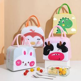 Storage Bags Portable Insulated Lunch Bag Bento Box Cooler Carry Tote Travel For Kids Insulation