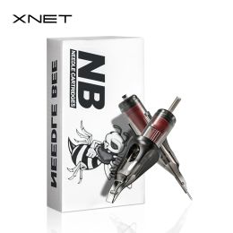 Supplies Xnet Nb Cartridge Tattoo Needles Rl Rs Rm M1 Disposable Sterilised Safety Tattoo Needle for Cartridge Hines Grips