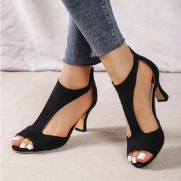 Dress Shoes Women Sandal Outdoor Casual Slipper Madam Sexy Fashion Platform Peep Toe Designer High Heels Sandals Wedges Plus Size Shoe