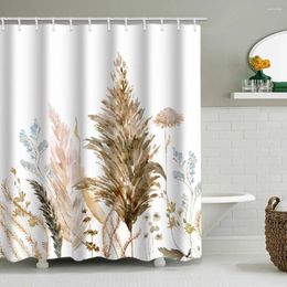 Shower Curtains 1 Pcs 72 X Inch Boho Curtain Durable With Hooks Farmhouse Polyester Bathroom Decor