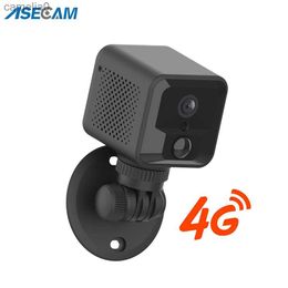 IP Cameras 4G Sim card mini security camera 1080P Wifi battery bidirectional audio CCTV camera mini baby monitor wirelessC240412