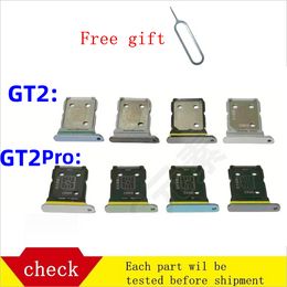 SIM Card Tray Holder, Slot Adapter and Micro SD Card Tray Holder with Free Eject Pin Key Tool, for Realme GT2, GT2Pro