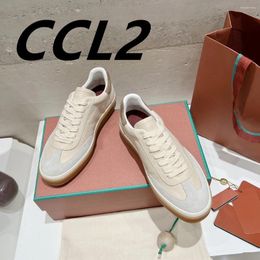 Casual Shoes Spring 24 Knit Fashion Model Upper Made Of Soft Cowhide Fabric Lining Sheepskin Size 35-41