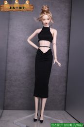 Sexy clothing set / slim top + long skirt / 30cm doll clothes summer wear suit outfit For 1/6 Xinyi FR ST Barbie Doll clothes