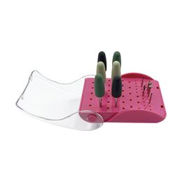1PC 60 Holes Autoclavable Dental Burs Holder with Cover Plastic Burs Organiser Diamond Burs Box Dentist Drill Sterilise Box