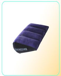 Inflatable Sex Pillow Furniture Body Support Pads Triangle Love Position Use Air Blow Cushion Couple Bedding Pillows231q8776901