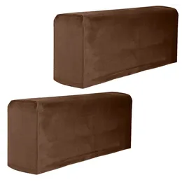 Chair Covers 2 Pcs Armrest Protector Elastic Cover Sofa Protective Cloth Universal Two Seater Couch