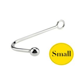 Small stainless steel anal hook metal butt plug anal dilator anal plug erotic toys prostate massager sex toys for men and women3395943