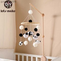 Mobiles# Lets Make Baby Mobile Rattles Toys Baby Toys 0-12 Months Carousel Crib Holder Baby Mobile To Bed Infant Bed Bell Toys for Gift Y240412