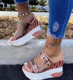 Slippers Summer Sandals Women 2022 Womens Platform Wedges Shoes Clear Sandles Sandels For Female Sandalias7478287