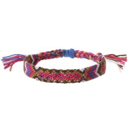 Boho Women Man Woven Friendship Bracelet Handmade Braided Rope Weave Hand Strap Bangle Tassels Adjustable Couple Jewelry